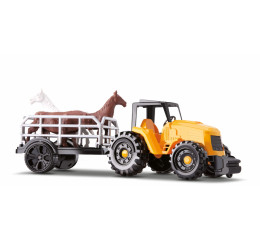 TRATOR FARM WORKS C/ANIMAIS 34CM 457